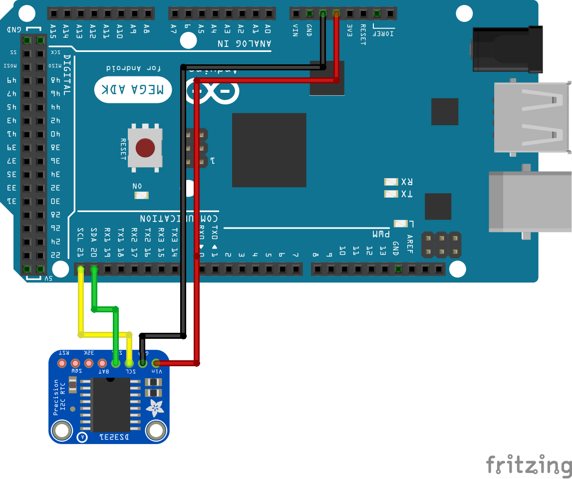 Arduino Project: Real time clock with DS3231 module ... arduino keypad wiring diagram 