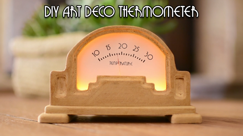 Art Deco Analog Thermometer